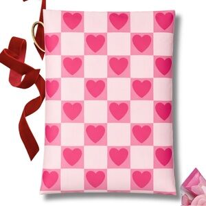 Pink Heart Checkered Jumbo Poly Mailers